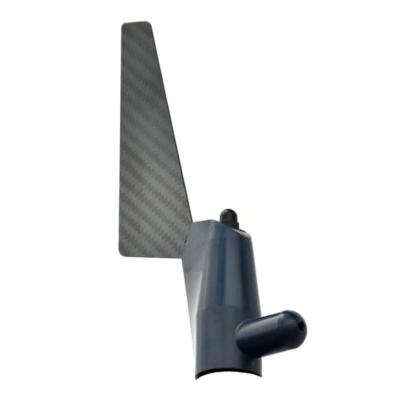 A carbon wind vane.
