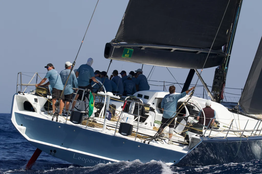 sailing yacht during a race