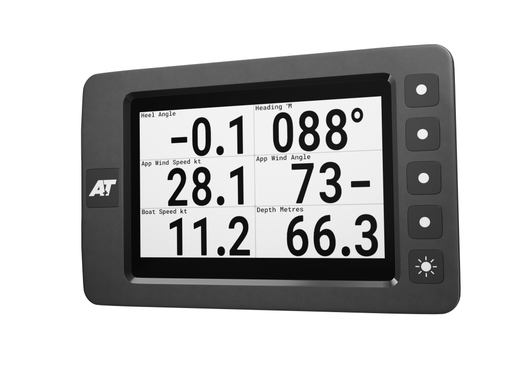 Sailing yacht digital display